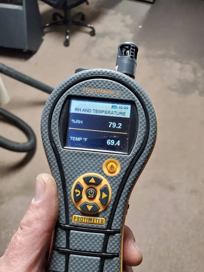 Moisture meter humidity assessment for Fire & Smoke Damage Restoration in Beckley